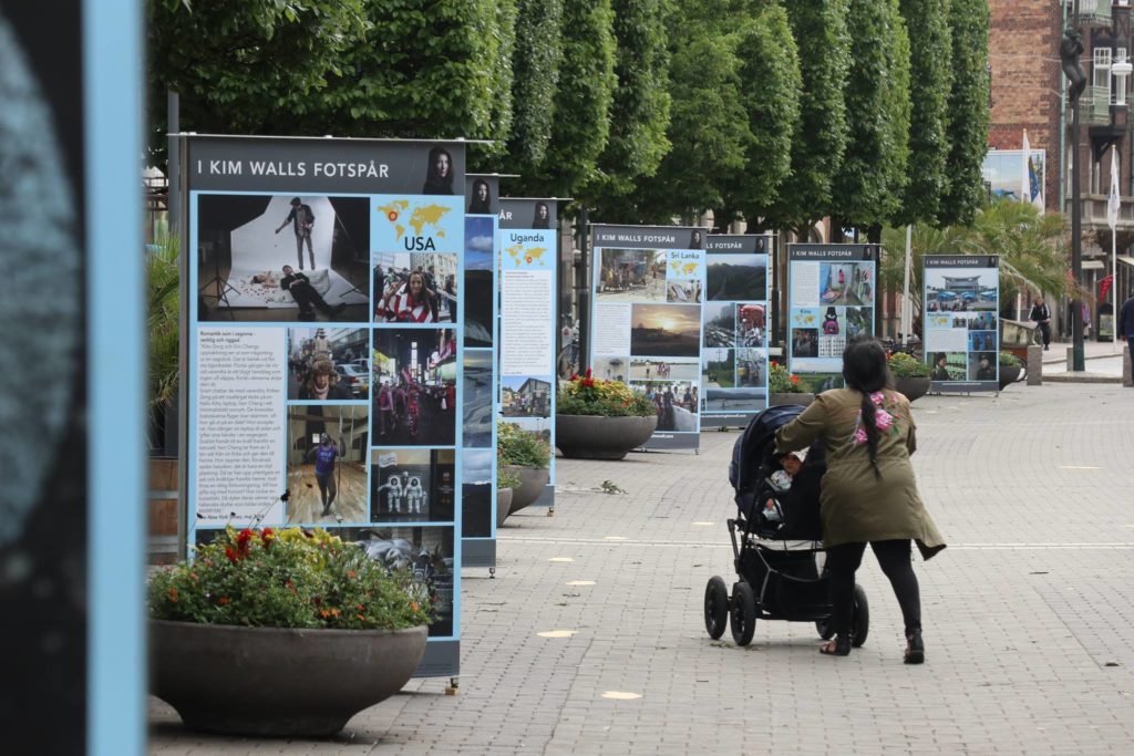 Billedet viser udstillingen som den så ud i Trelleborg, Sverige. Fotograf: Joachim Wall.
