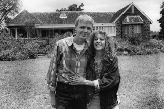 Helle Maj og Jørn Stjerneklar 1992 / Foto: Jørn Stjerneklar (selvudløser)
