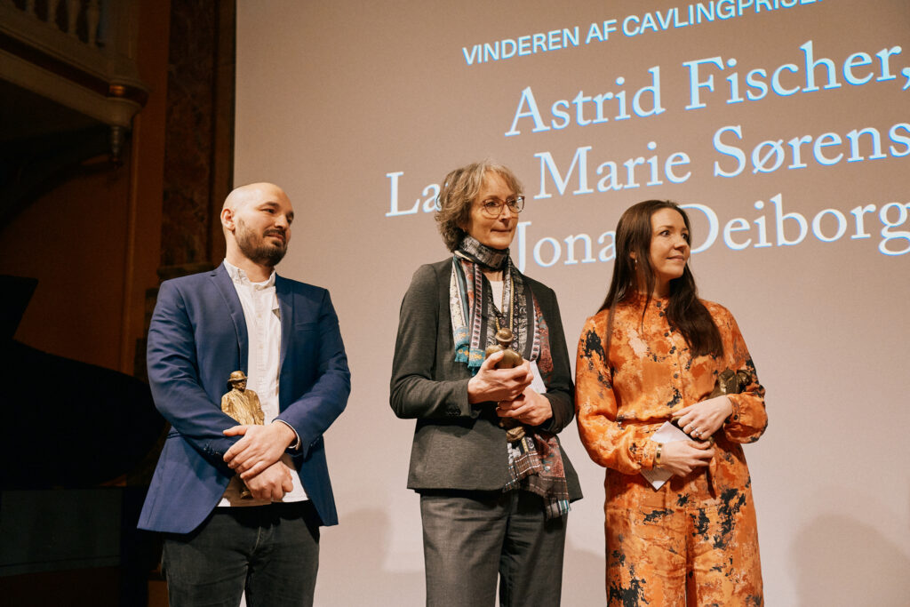 Jonas Deiborg, Astrid Fischer og Laura Marie Sørensen / Foto: Mikkel Inumineq