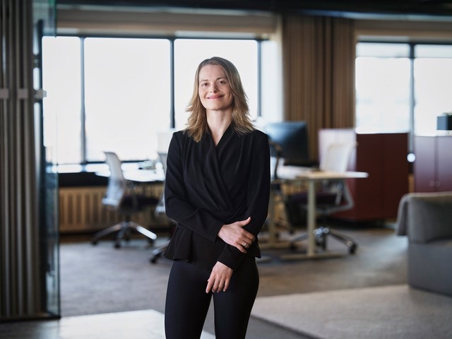 Grafiker Line Saksager Christensen | Foto: Kristian Holm